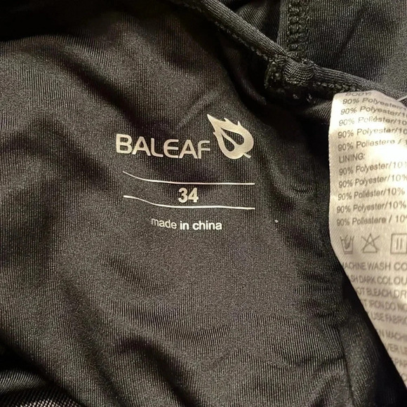 Baleaf NEW One Piece Black Swimsuit size 34 Medium - Picture 7 of 7